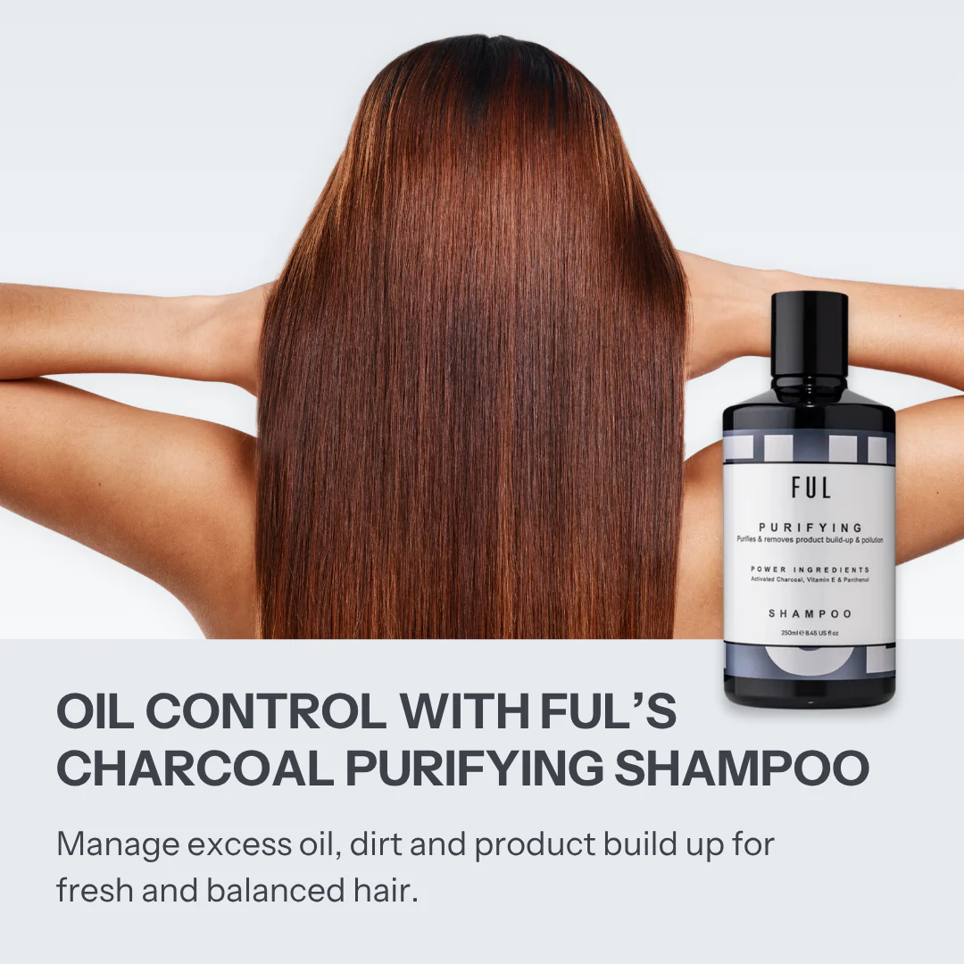 FUL Purifying Charcoal Shampoo 250ml – Clarifying Detox for Oily Scalp & Buildup | Deep Cleanser for Greasy Hair - Image 5