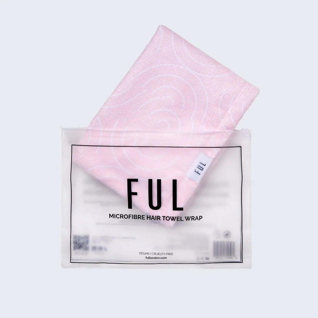 FUL Microfibre Hair Towel Wrap – Super Absorbent Quick-Dry Turban for Wet Hair | Soft & Lightweight - Image 3